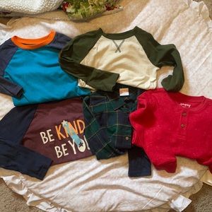 Bundle of size 4T long sleeve